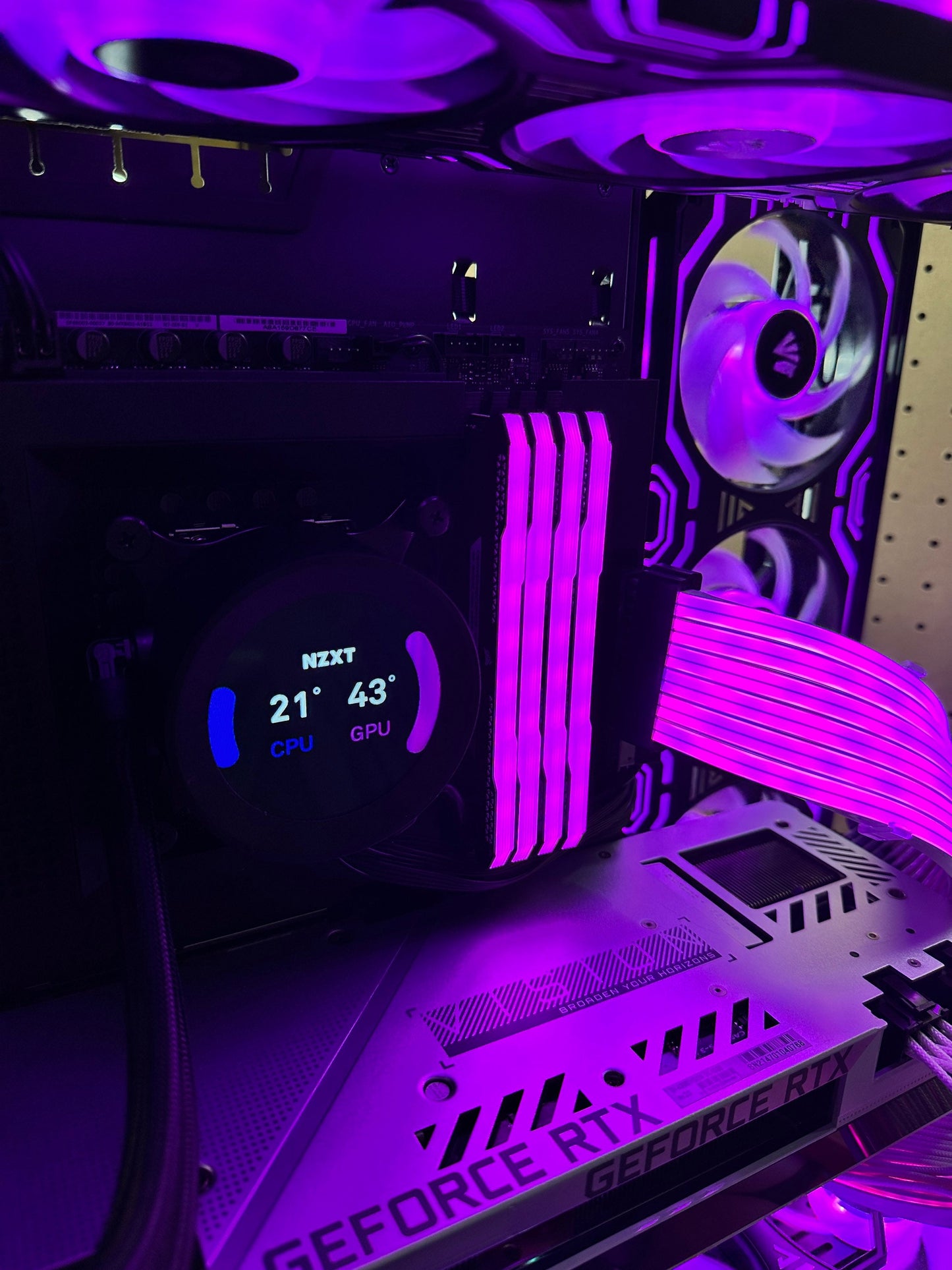 Olivia - Prebuilt Gaming PC - Intel I7 - Nvidia 3080 - Classy Deep Black with Vibrant RGB