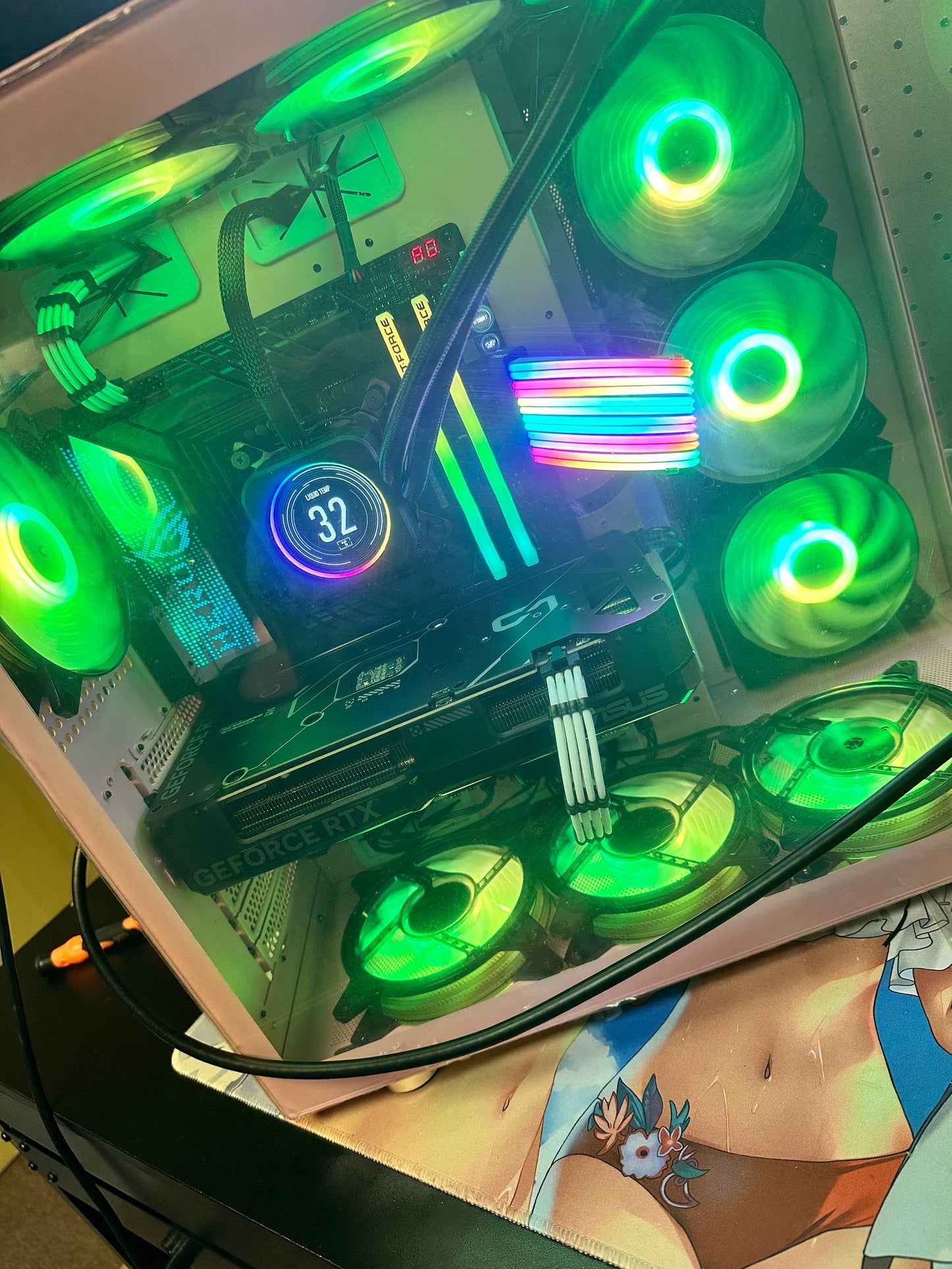 Vanessa - Pink Lian Li - Mid Sized Tower - Nvidia 4090 & Intel i9