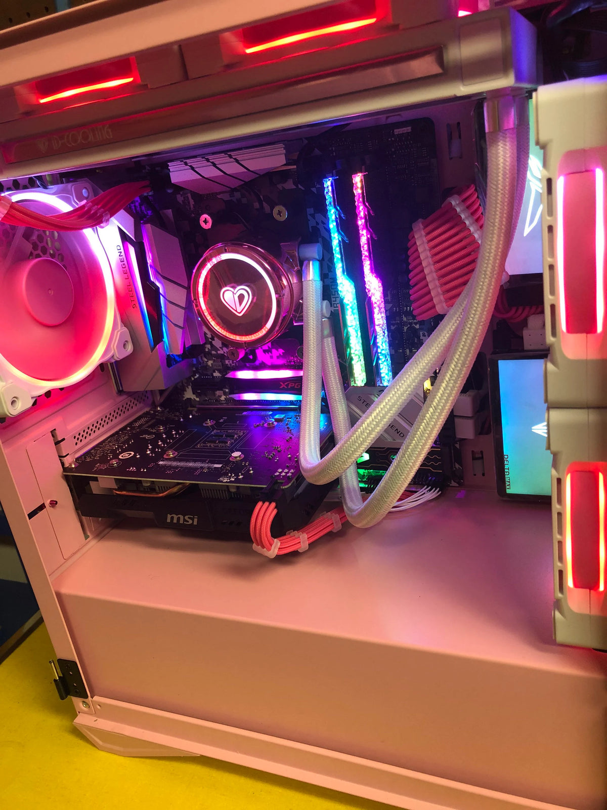 Pink Pc Ride The Cyclone The Original Evelynne ® - The Pink Gaming Computer - Pink PC – Viridian ...