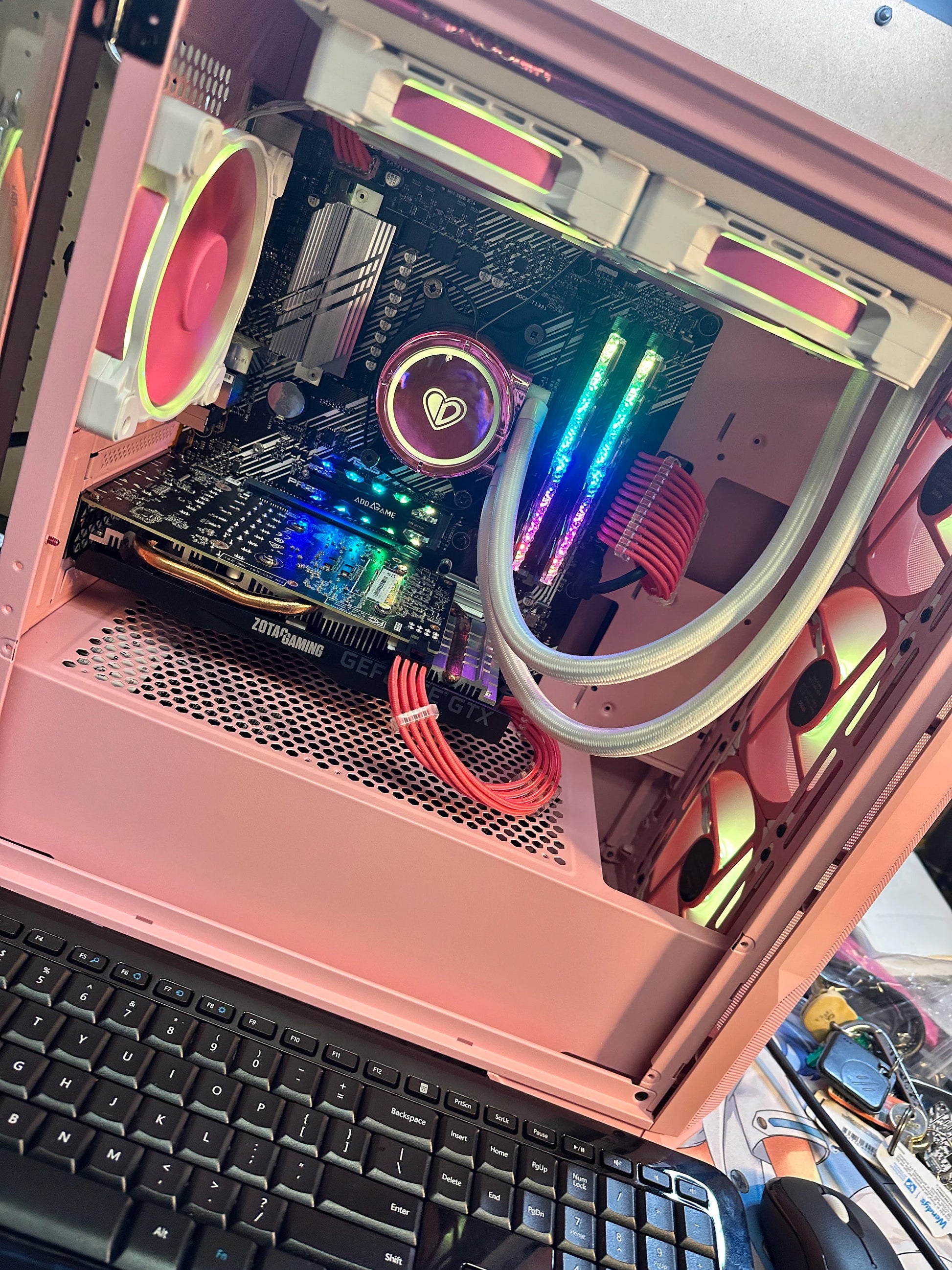 Computer A Pink One The Intermediate Evelynne ® - The Original Pink Gaming Computer ...