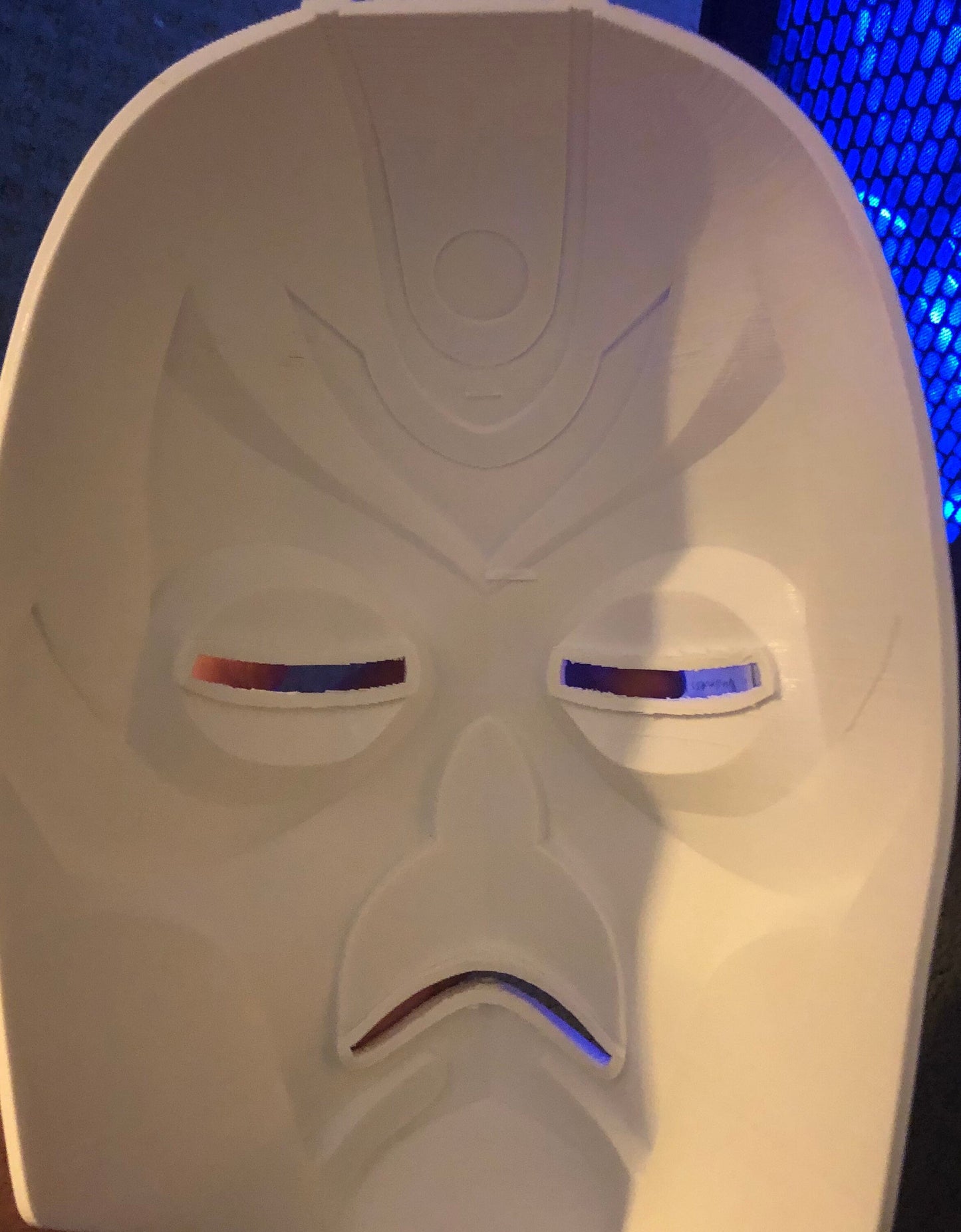 Mask or Helmet (Halloween / Dress Up or Cosplay) 3D Printing Service in PLA plastic - Custom Size & Color - Send us the STL -