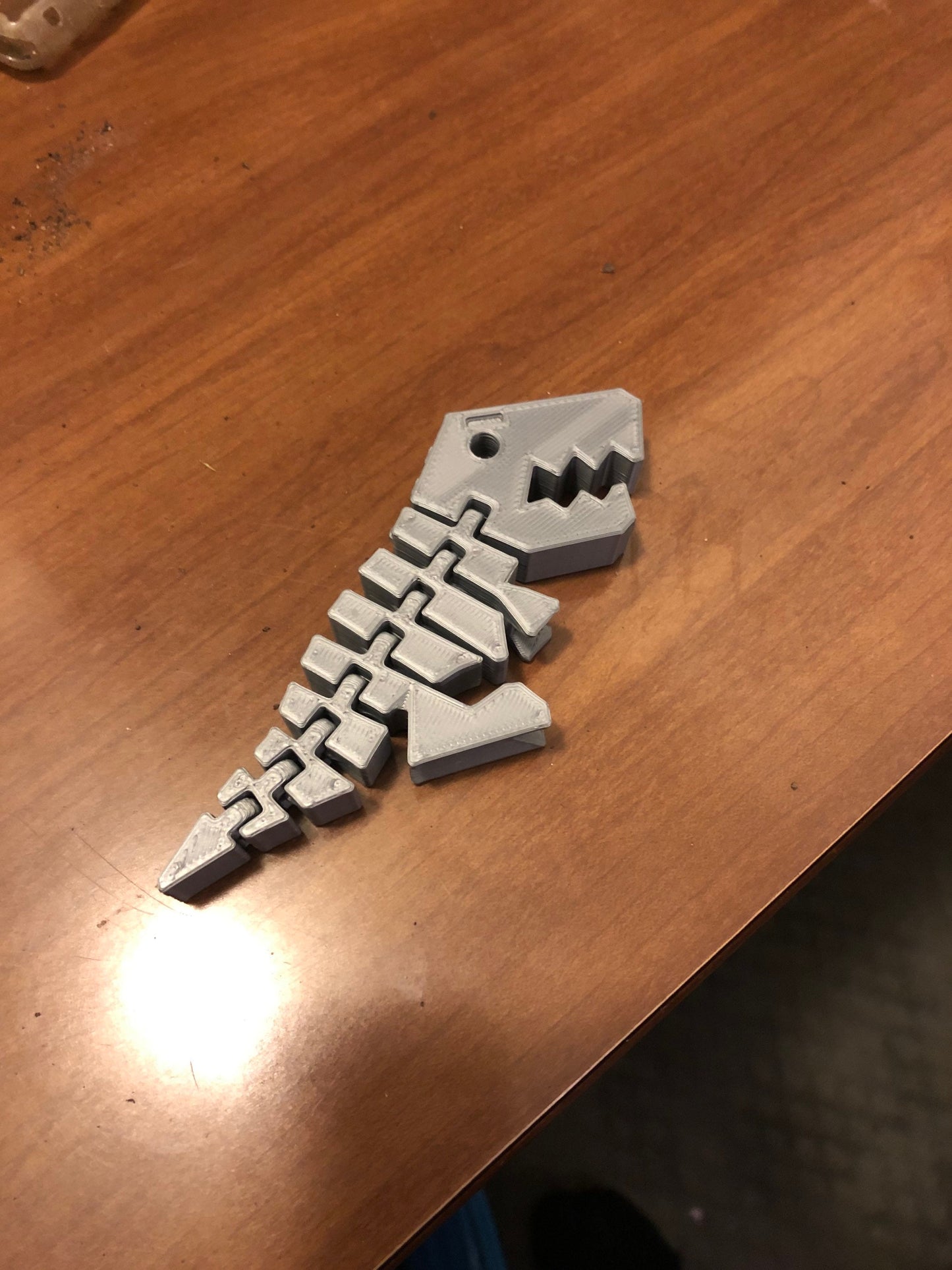 Flexi Rex with stronger links. 3D printed in your color choice. Tyrannosaurus 3D Printed Toy