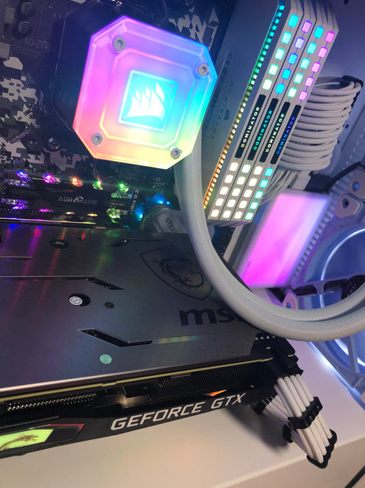 Kristen - The RGB SPECIAL - White Gaming Computer  - White PC