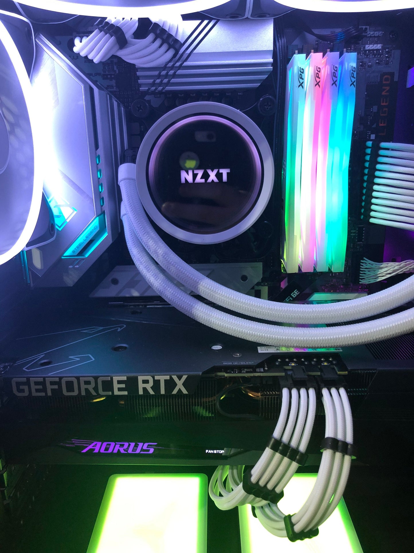 The Kendra - Pink & White Intel Gaming PC NZXT Custom Build PC for Gaming