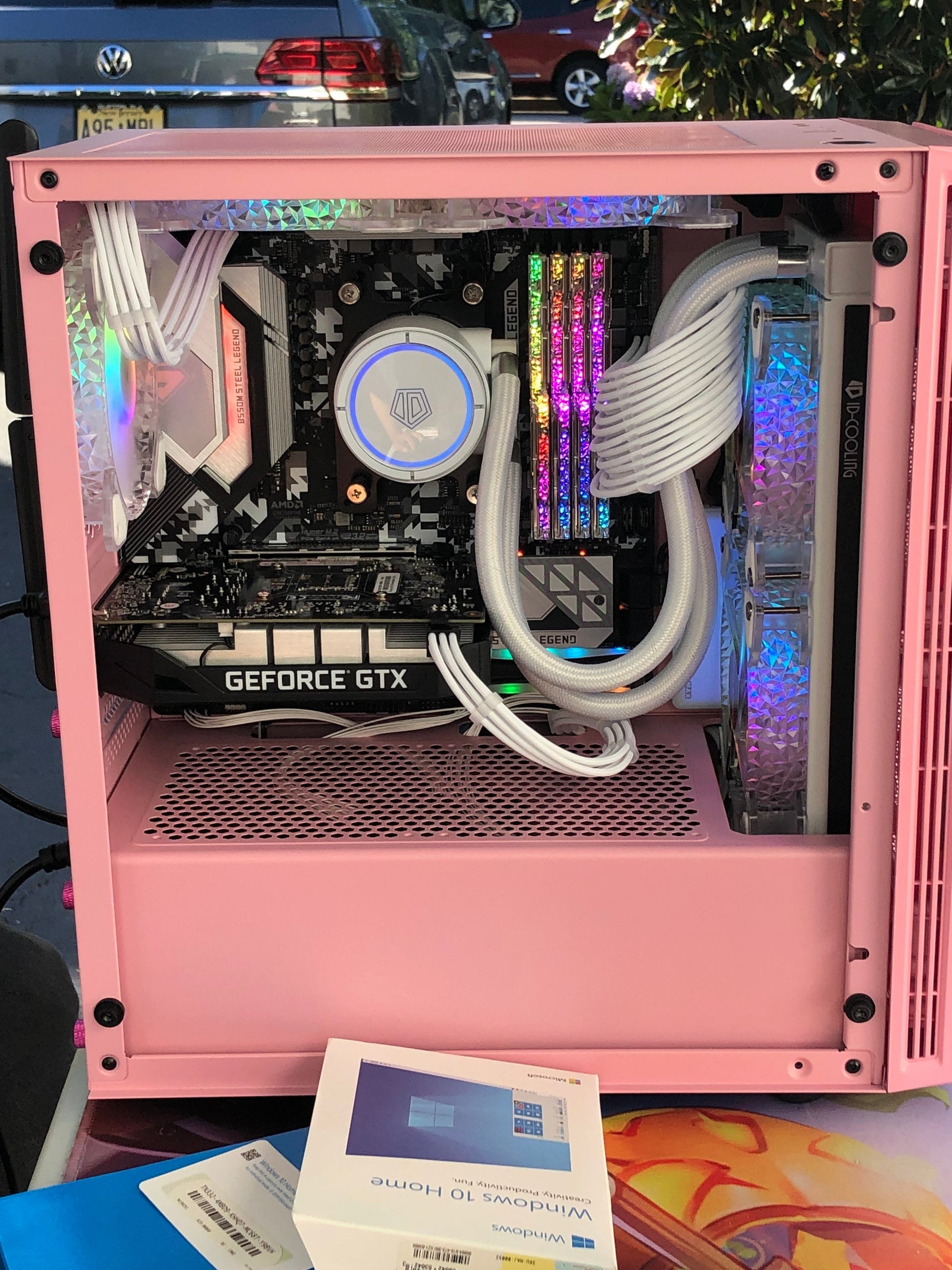 CUTE Panda OMG - The Panda Gaming Computer - Mint, Pink, Red, Black Co ...