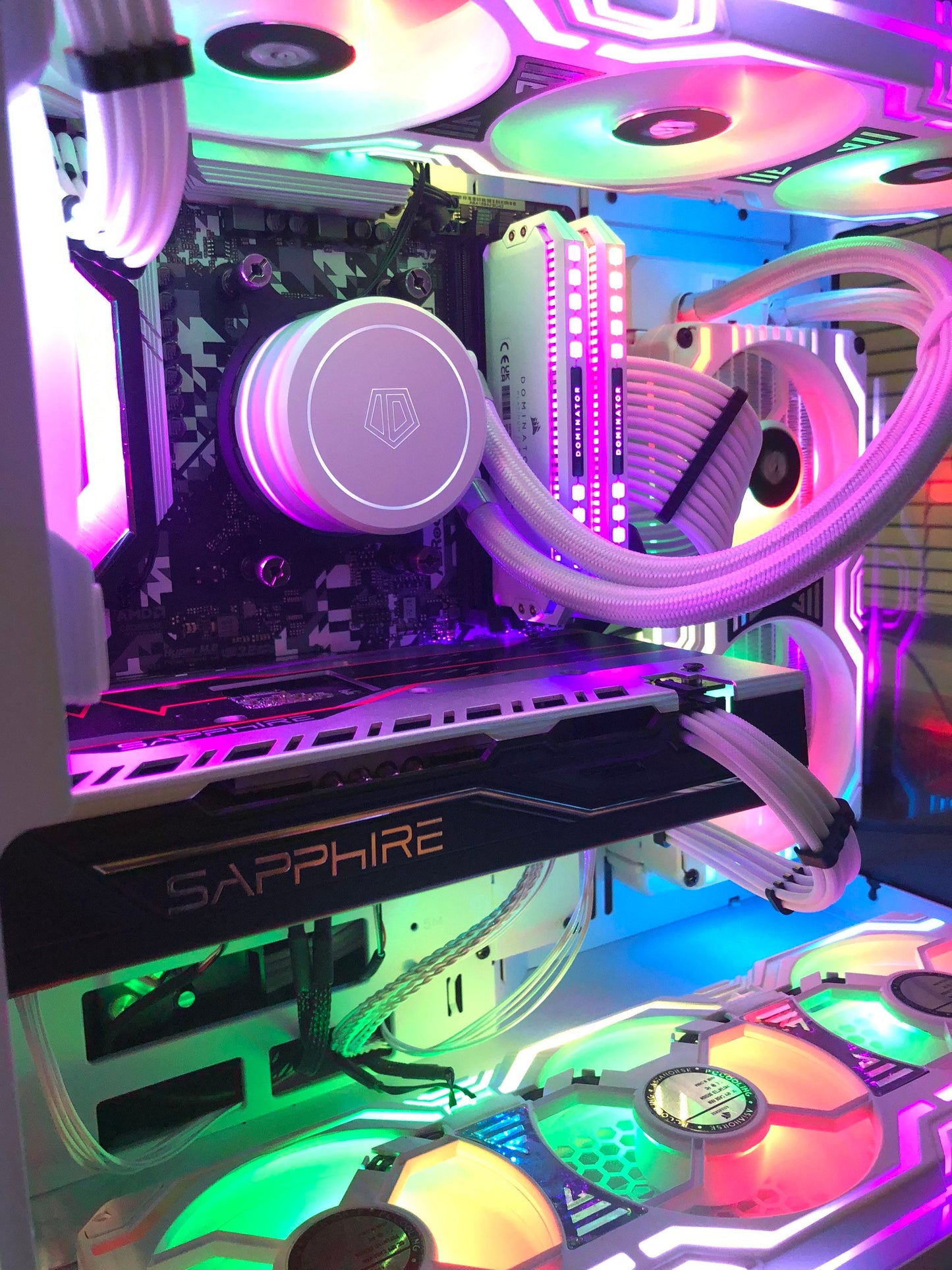 The Zuri ® - Prebuilt Gaming Computer In Micro Lian Li Case - White or Black PC