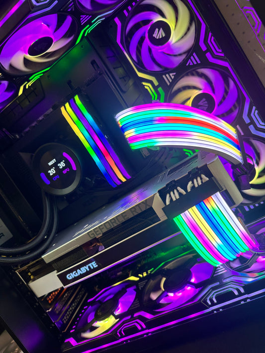 Olivia - Prebuilt Gaming PC - Intel I7 - Nvidia 3080 - Classy Deep Black with Vibrant RGB