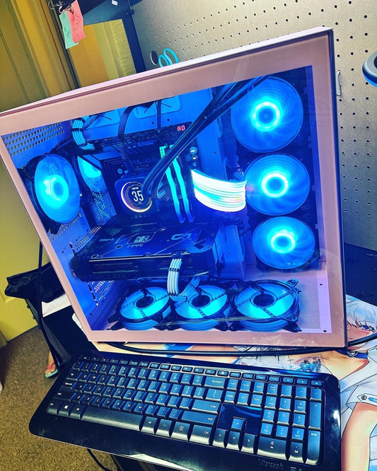 Vanessa - Pink Lian Li - Mid Sized Tower - Nvidia 4090 & Intel i9