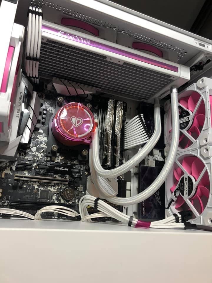 Original Evelynne ® in WHITE - The Pink Gaming Computer - Pink PC ...