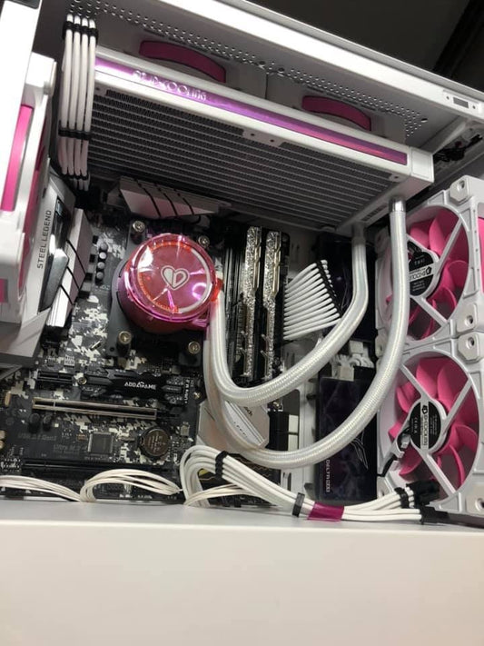 Original Evelynne ® in WHITE - The Pink Gaming Computer - Pink PC