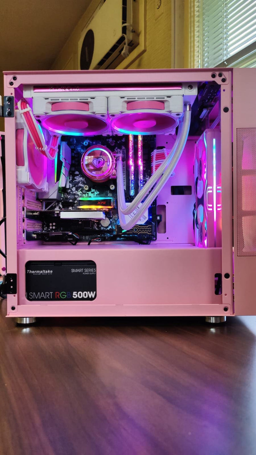 Pink Pc Builds The Intermediate Evelynne ® - The Original Pink Gaming Computer ...